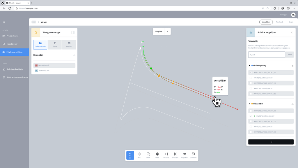 Design vs As-Built Comparison Module