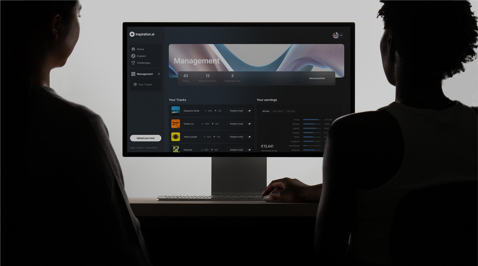 A digital A&R manager infused with Artificial Intelligence