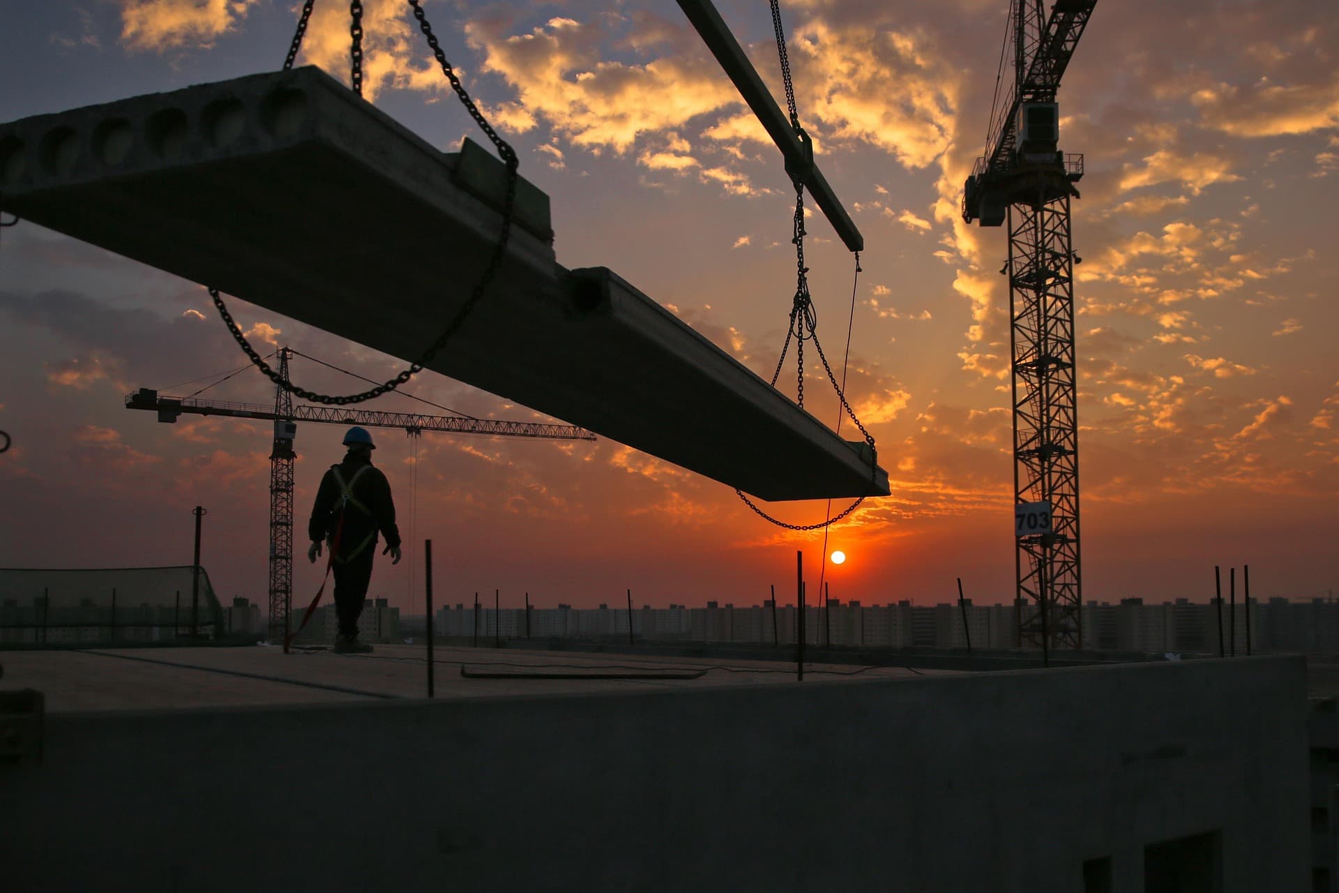 Which construction processes can be automated with AI?