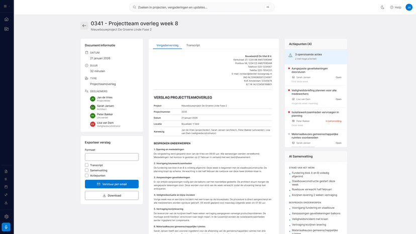 Projectoverleg Module