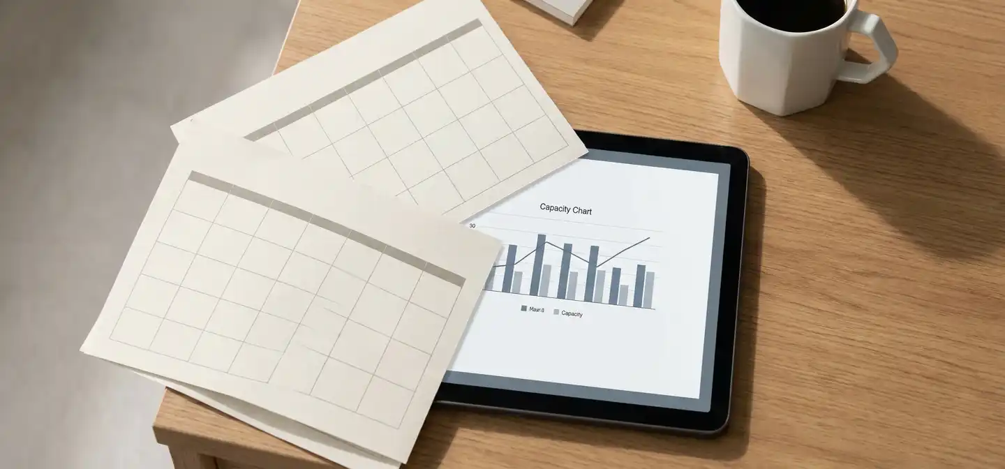 Waarom sluiten handmatige planningen niet aan op capaciteit?