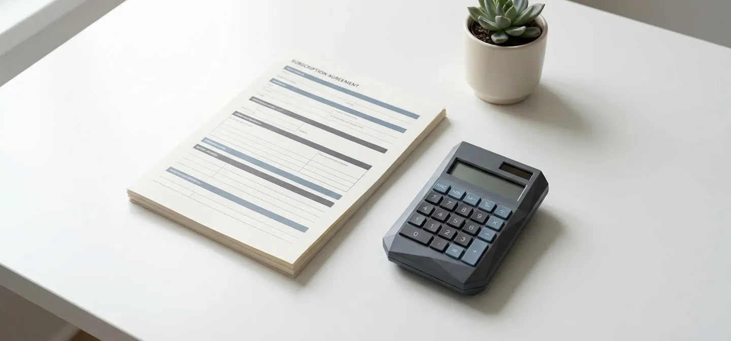 Wat zijn de voorwaarden van een calculatiemodule abonnement?