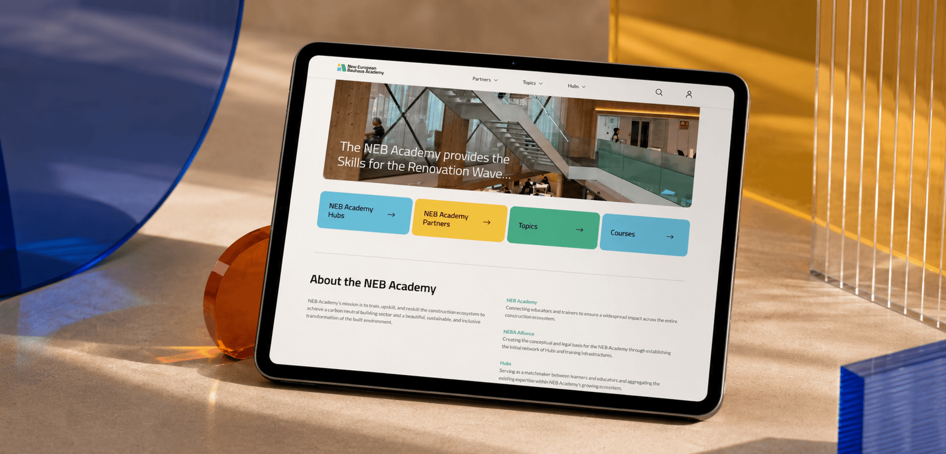 Sector knowledge connected: accessible to everyone who builds with it